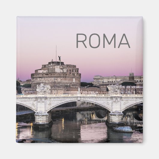 Rom Italien Castel Sant'Angelo Bridge Magnet (Vorne)