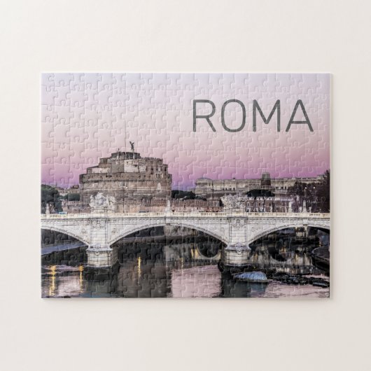 Rom Italien Castel Sant'Angelo Bridge Puzzle (Horizontal)