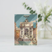 Rom - Italien Der beste Ort für einen Besuch Postkarte (Stehend Vorderseite)