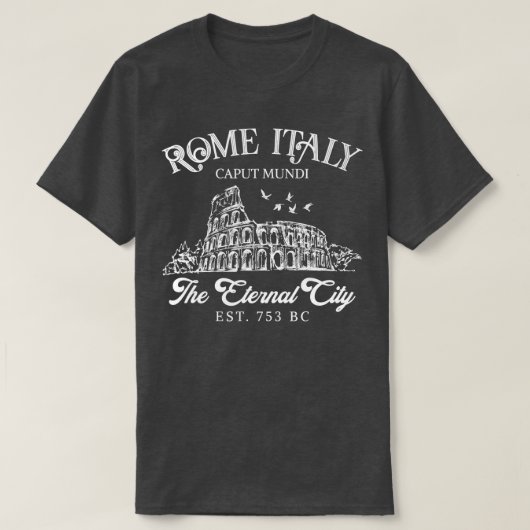 Rom Italien Die ewige Stadt Reisen Mädchen Reisen T-Shirt (Design vorne)