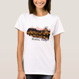 Rom, Italien: Die romantische Stadt in der Nacht T-Shirt