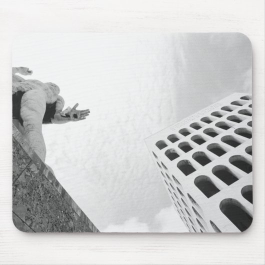 Rom Italien, EUR Palazzo del Lavoro 2 Mousepad (Vorne)