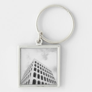 Rom Italien, EUR Palazzo del Lavoro Schlüsselanhänger