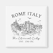 Rom Italien - Ewige Ruinen Reisen Souvenir Magnet (Vorne)