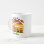 Rom Italien Familienreise Kolosseum Sunset Custom Kaffeetasse (Vorderseite Links)