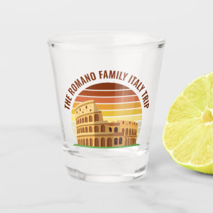 Rom Italien Familienreise Kolosseum Sunset Custom Schnapsglas
