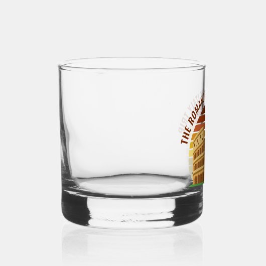 Rom Italien Familienreise Kolosseum Sunset Custom Whiskyglas (Rechts)