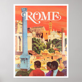 Rom Italien Jahrgänge Reisen Poster