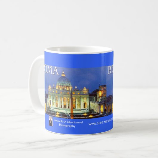 ROM ITALIEN KAFFEETASSE (Vorderseite Links)