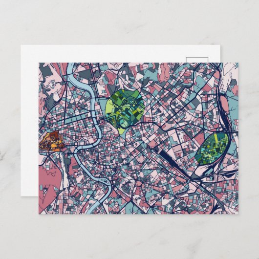 Rom - Italien Karte (Vorne/Hinten)