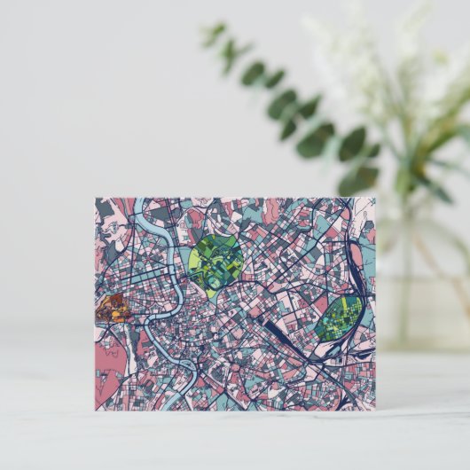 Rom - Italien Karte (Stehend Vorderseite)