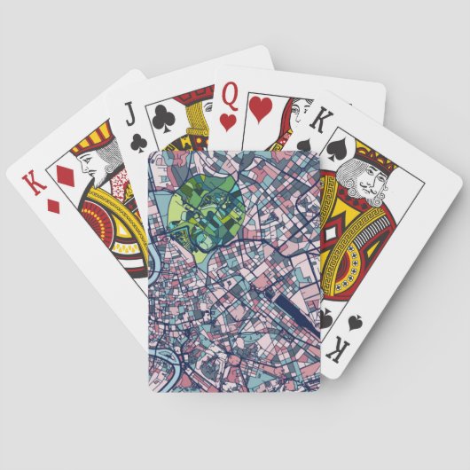 Rom - Italien Karte Spielkarten (Rückseite)