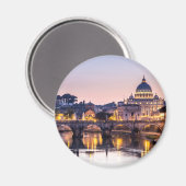 Rom Italien - Kathedrale St Peters Magnet (Vorderseite/Rückseite)