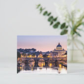 Rom Italien - Kathedrale St Peters Postkarte (Stehend Vorderseite)