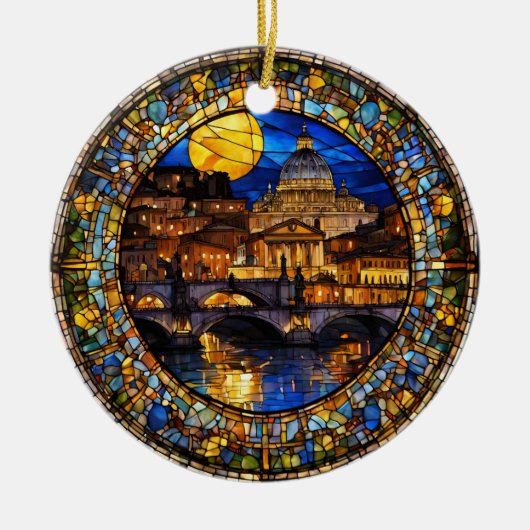 Rom Italien Keramik Ornament (Vorne)