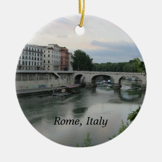 Rom, Italien Keramik Ornament (Vorne)