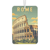 Rom Italien Kolloseum Vintage Autolufterfrischer (Rückseite)