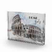 Rom Italien Kolloseum Vintage Fotoblock (Rechts)