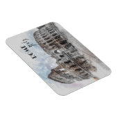 Rom Italien Kolloseum Vintage Magnet (Rechte Seite)