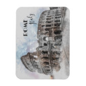 Rom Italien Kolloseum Vintage Magnet (Vertikal)