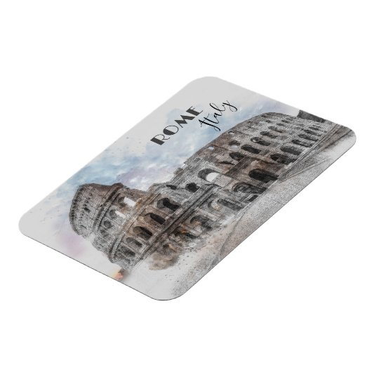 Rom Italien Kolloseum Vintage Magnet (Linke Seite)