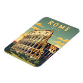 Rom Italien Kolloseum Vintage Magnet (Linke Seite)
