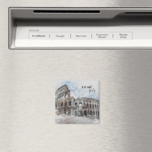 Rom Italien Kolloseum Vintage Magnet (In Situ (Geschirrspüler))