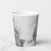 Rom Italien Kolloseum Vintage Pappbecher (Rechts)