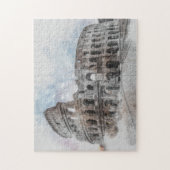 Rom Italien Kolloseum Vintage Puzzle (Vertikal)