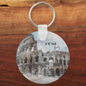 Rom Italien Kolloseum Vintage Schlüsselanhänger (Vorderseite)