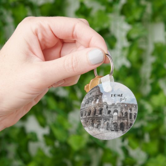 Rom Italien Kolloseum Vintage Schlüsselanhänger (Hand)