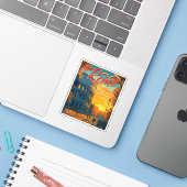 Rom, Italien: Kolosseum Adventure Travel Aufkleber (Laptop mit iPhone)