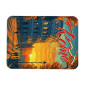 Rom, Italien: Kolosseum Adventure Travel Magnet (Horizontal)