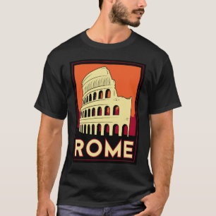 rom italien kolosseum europa vintage retro reise T-Shirt
