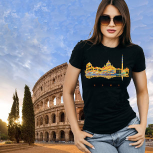 Rom Italien Kolosseum Klassisches Reise-Shirt T-Shirt