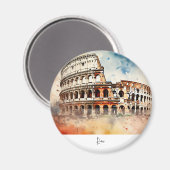 Rom Italien Kolosseum Magnet (Vorderseite/Rückseite)