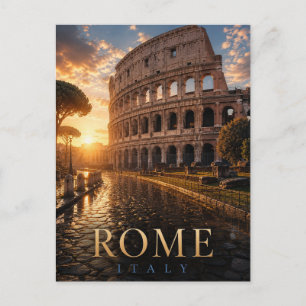 Rom Italien Kolosseum REALMS Postkarte