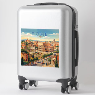 Rom Italien Kolosseum Reise Kunst Vintage Aufkleber