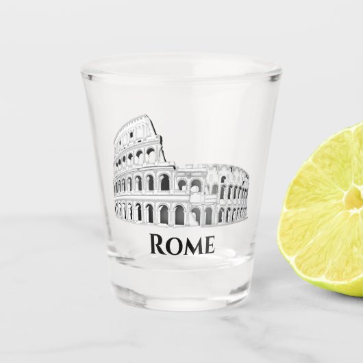Rom Italien Kolosseum Schnapsglas (Vorderseite)