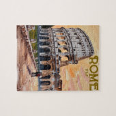 Rom Italien Kolosseum Vintage Art Puzzle (Horizontal)