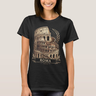 Rom Italien Kolosseum Vintage Reise Grafik T-Shirt