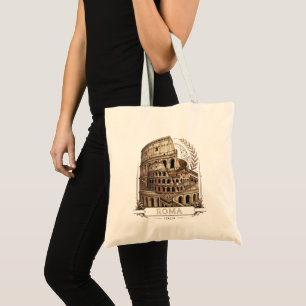 Rom Italien Kolosseum Vintage Reise Grafik-Tasche Tragetasche