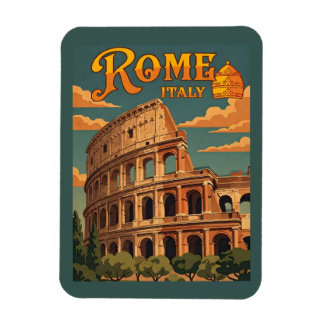 Rom Italien Kolosseum Vintage Reise Magnet