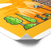 Rom Italien Kunstreise Illustration Poster (Ecke)