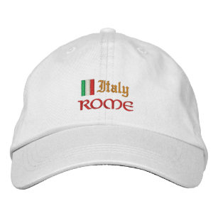 Rom & Italien Mode / Patrioten der italienischen F Bestickte Baseballkappe
