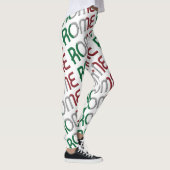 Rom - Italien - Muster für italienische Flaggenfar Leggings (Rechts)