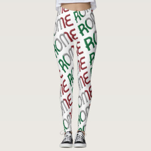 Rom - Italien - Muster für italienische Flaggenfar Leggings