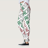 Rom - Italien - Muster für italienische Flaggenfar Leggings (Links)