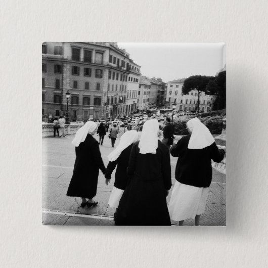 Rom Italien, Nonnen-Patrouille! (NR) Button (Vorderseite)
