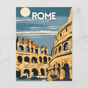 Rom Italien Nostalgische Reise Kunst Postkarte